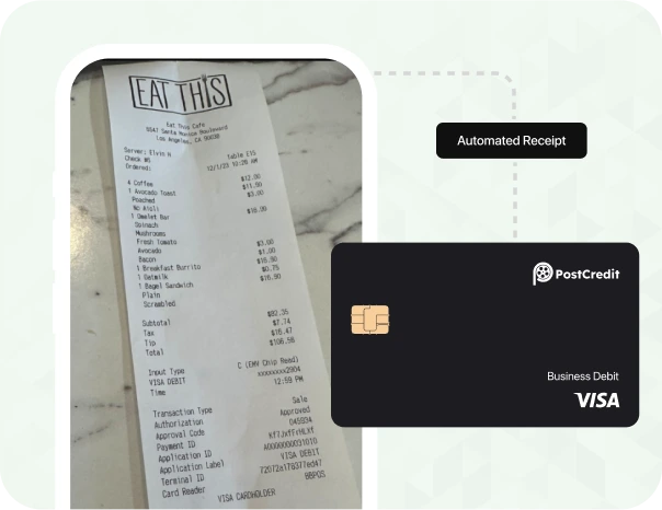 Reduce wasted time manually inputting receipts
